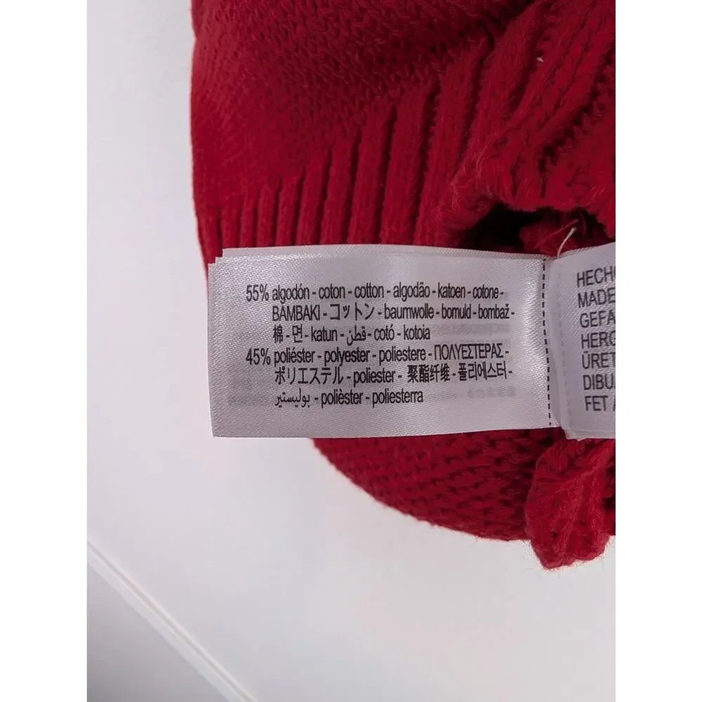 Zara Crop Top Bralette Sweetheart Valentine's Day Bold Retro Sexy Red Size M